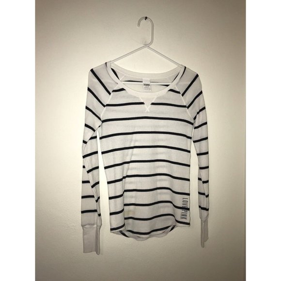 Pink by Victoria Sectet Long Sleeve Pullover Woman’s Top Shirt Size Medium - Picture 1 of 6